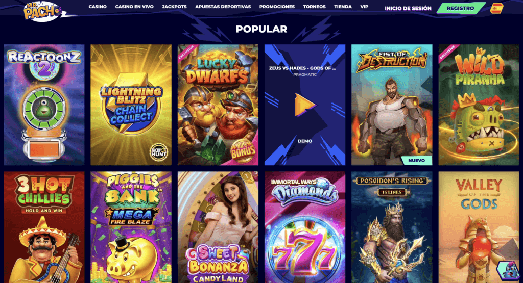 Mr pacho populares slots con paysafecard